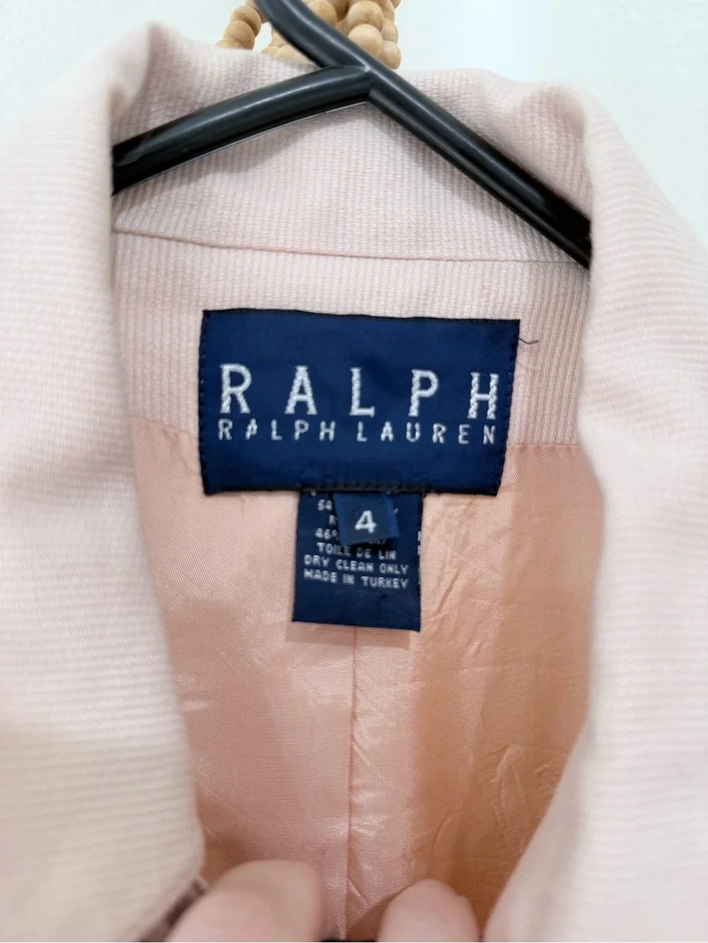 Vintage Ralph Lauren Blue Label Blush Pink 3 piece Set